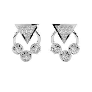 Ethan Round Diamond Stud Earrings